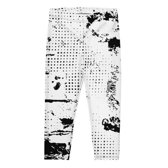 Monochrome Pop Capri Leggings - Image 1