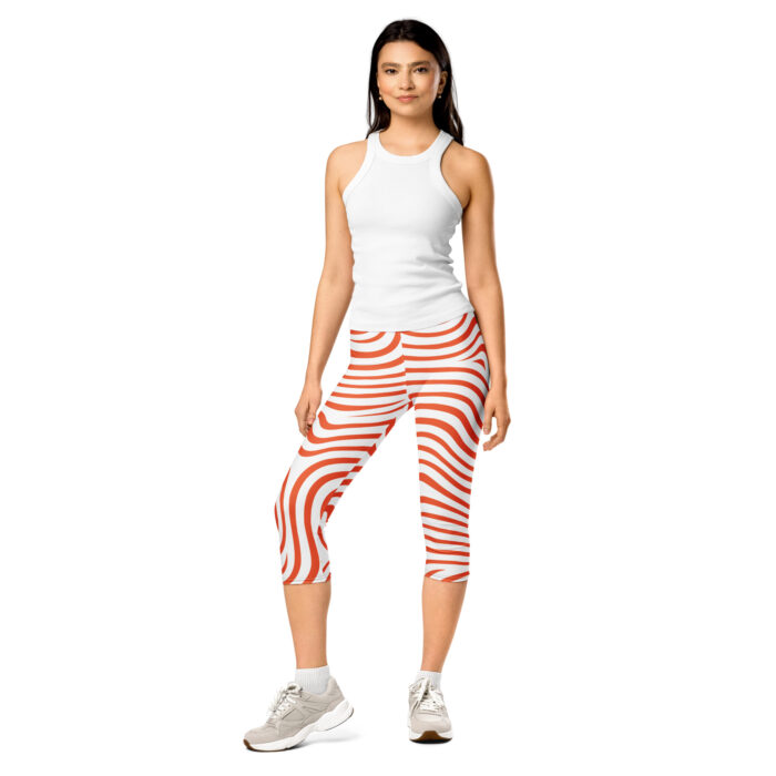 Wave Motion Capri Leggings - Image 3