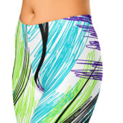 Neon Sketch Capri Leggings - Image 5