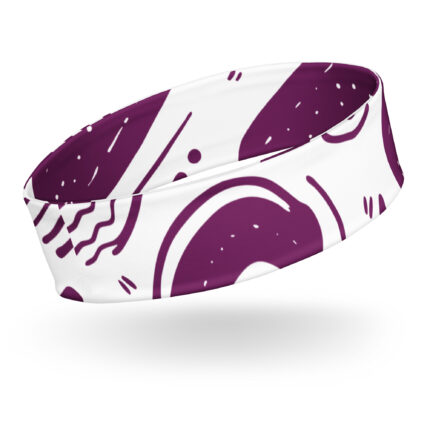 Purple Wave Headband